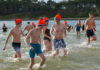 Nieuwjaarsduik in de Zandenplas