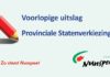 Voorlopige uitslag Provinciale Statenverkiezing in de gemeente Nunspeet
