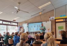 Ds. C. de Ridderschool doet mee met de Textiel Race