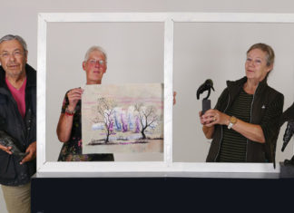 Nieuwe trio-expositie van lokale kunstenaars te zien in Veluvine