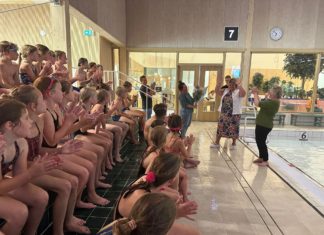 “Juf” Jacolien stopt als coördinator bij de recreanten van de Zwem- en Poloclub Nunspeet