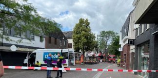 Deel Dorpsstraat Nunspeet afgesloten vanwege gaslekkage