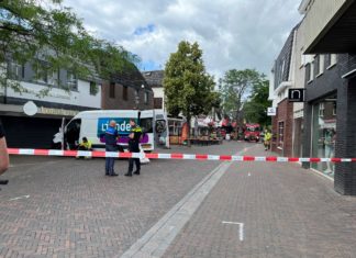 Deel Dorpsstraat Nunspeet afgesloten vanwege gaslekkage