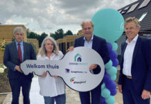 Feestelijke bijeenkomst voor huurders van de Kijktuinen