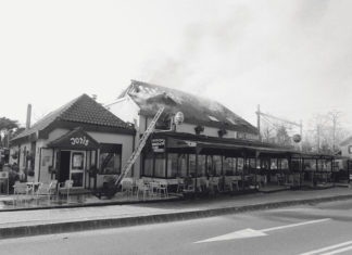 Grote brand restaurant Joris