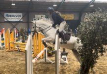 Sterre de Koning behaalt 2e plaats bij springwedstrijd