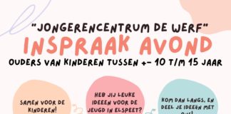 Inspraakavond in Jongerencentrum de Werf Elspeet
