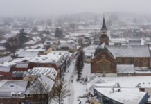 Nunspeet in loze winter