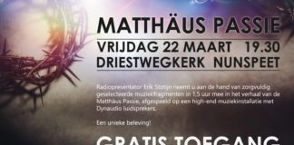 Unieke Matthäus Passie uitvoering in de Driestwegkerk