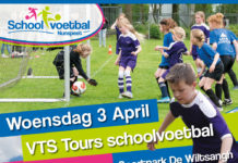 Schoolvoetbaltoernooi op woensdag 3 april