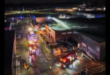 Brandweer Nunspeet biedt assistentie bij grote brand in Elburg