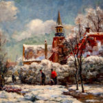 Verloren gewaand schilderij van de Dorpskerk in Nunspeet duikt op