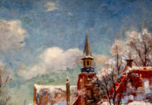 Verloren gewaand schilderij van de Dorpskerk in Nunspeet duikt op