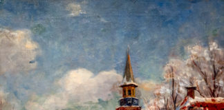 Verloren gewaand schilderij van de Dorpskerk in Nunspeet duikt op