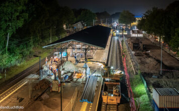 Werkzaamheden afgelopen weekend stationsgebied Nunspeet