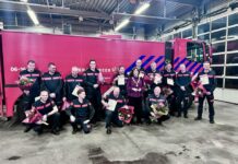 Jubilarissen en afscheid tijdens korpsavond Brandweer Nunspeet