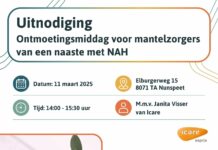 Ontmoetingsmiddag voor mantelzorgers van naasten met NAH
