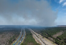 Grote inzet brandweer, waaronder Nunspeet, bij brand op Artillerie Schietkamp ‘t Harde