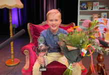 Wess Pellegrom uit Nunspeet voorleeskampioen van Gelderland