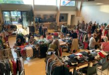 Tweedehands Kledingmarkt in Kulturhus Elspeet