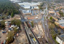 Tunnel stationsomgeving Nunspeet in gebruik