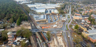 Tunnel stationsomgeving Nunspeet in gebruik