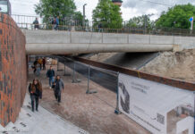 Eerste gedeelte onderdoorgang station Nunspeet geopend