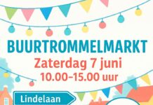 Buurtrommelmarkt in hartje Nunspeet op zaterdag 7 juni