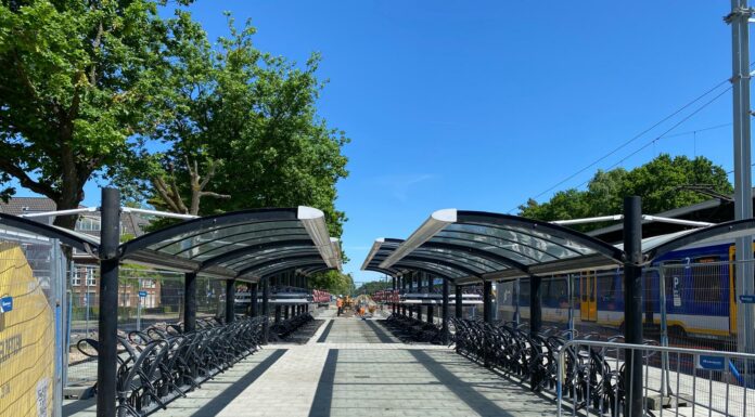 Eerste deel nieuwe fietsenstalling station Nunspeet open