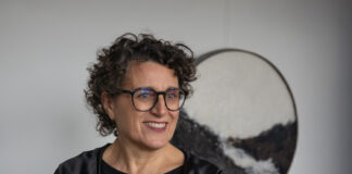 12 en 13 juli exposeert Hanneke van Rijnsoever met werken van vilt en beton bij Galerie Ingrid Slaa