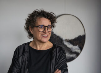 12 en 13 juli exposeert Hanneke van Rijnsoever met werken van vilt en beton bij Galerie Ingrid Slaa
