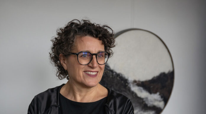 12 en 13 juli exposeert Hanneke van Rijnsoever met werken van vilt en beton bij Galerie Ingrid Slaa