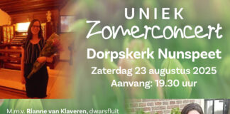 Uniek Zomerconcert in de Dorpskerk Nunspeet