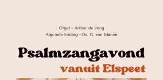 Psalmzangavond ten bate van Stichting Adullam