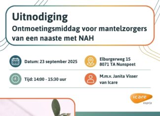 Ontmoetingsmiddag voor mantelzorgers van een naaste met NAH