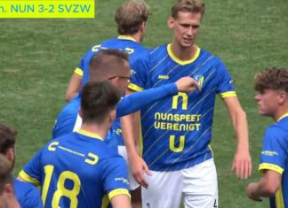 Nunspeet wint eerste oefenwedstrijd onder leiding van trainer Karsten