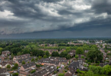 ️⚡ Weer Nunspeet: kans op buien en lokaal onweer woensdagavond & donderdag