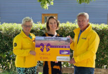 Gemeentebelang Nunspeet reikt cheque uit aan Stichting Geef Inclusief