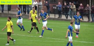 Lunteren verslaat Nunspeet met wereldgoal van Lucas Veenendaal