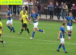 Lunteren verslaat Nunspeet met wereldgoal van Lucas Veenendaal
