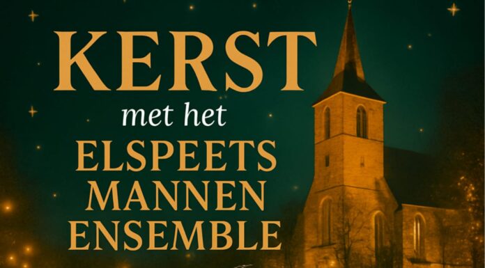 Elspeets Mannen Ensemble presenteert sfeervol kerstconcert in Oude Kerk Ermelo