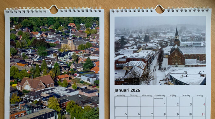 Hollandluchtfoto introduceert Nunspeet Kalender 2026
