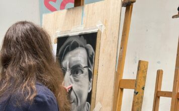 8 en 9 november expositie tekeningen van Martina Kranenburg bij Galerie Ingrid Slaa