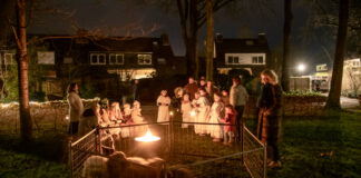 Kerstverhaal komt tot leven in de straten van Nunspeet-Oost