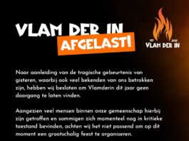 Vlam der In dit jaar afgelast uit respect voor tragische gebeurtenis