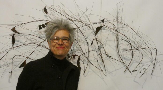 13 en 14 december exposeert Hannah Blom bij Galerie Ingrid Slaa met ruimtelijk werk van ijzer