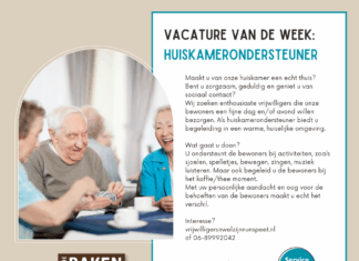 Vacature van de week: Huiskamerondersteuner