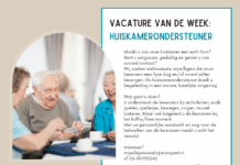 Het Baken Zorgverlening zoekt huiskamerondersteuners
