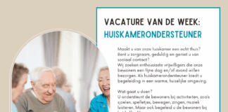 Het Baken Zorgverlening zoekt huiskamerondersteuners