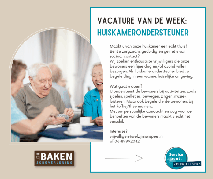 Huiskamerondersteuner - Het Baken - week 6